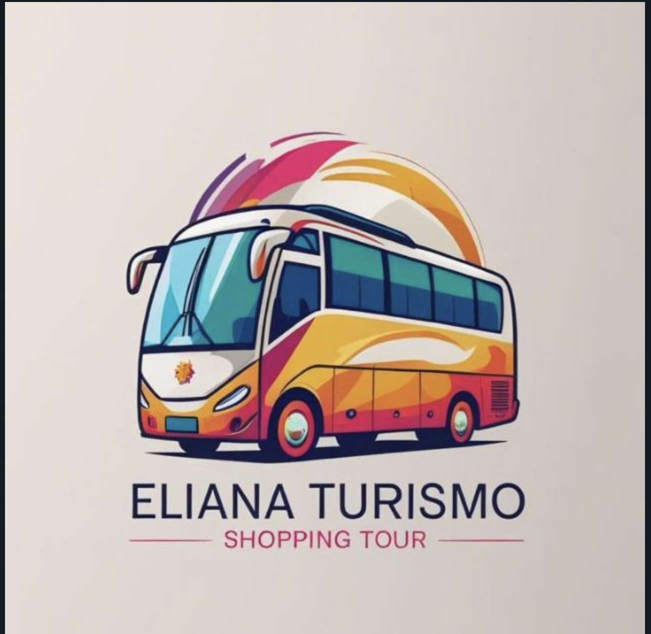 Ônibus moderno organizado pela Eliane Turismo